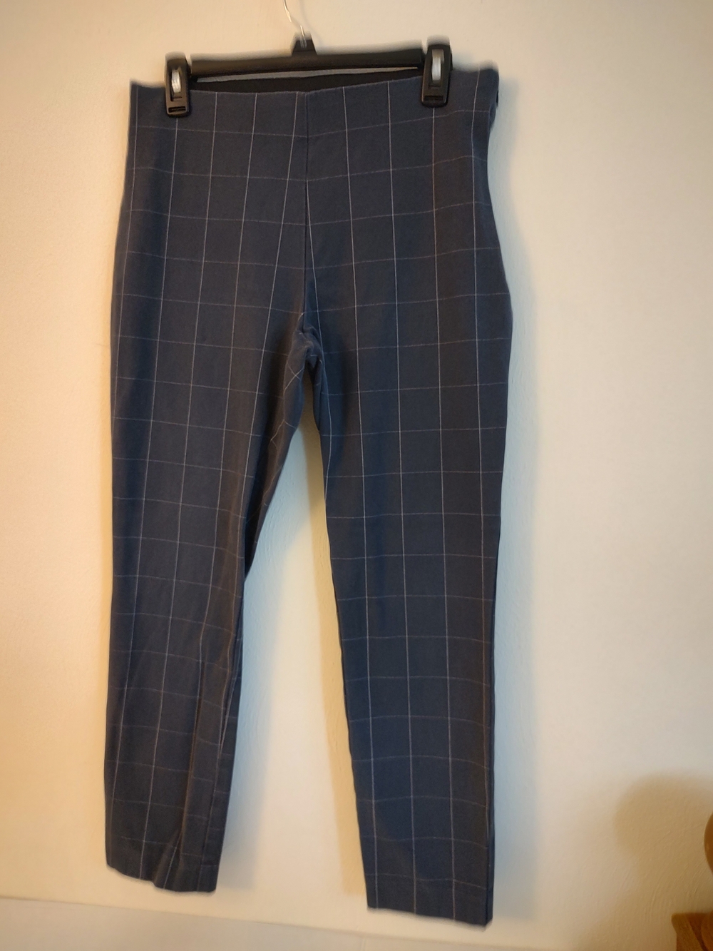 a new day Grey Windowpane Stretch Trousers